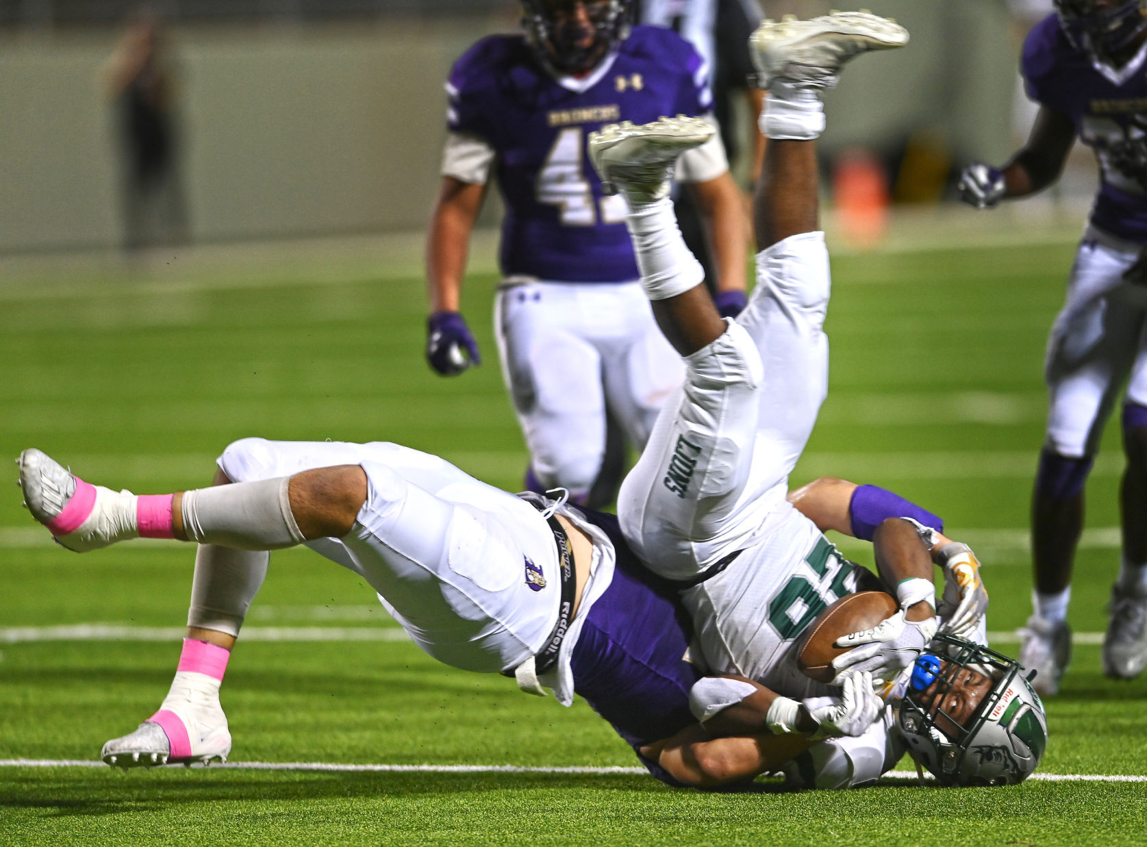 Denton free safety Andrew Rosales